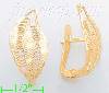 14K Gold Leaf Earrings