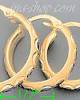 14K Gold Fancy Hoop Earrings