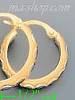 14K Gold Fancy Hoop Earrings