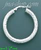 14K Gold Italian Fancy Hoop Earrings