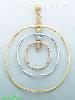 14K Gold Fancy Hoop & Dangling Earrings