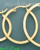 14K Gold Plain & Twist Hoop Earrings