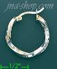 14K Gold Plain & Twist Hoop Earrings