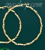 14K Gold Plain & Twist Hoop Earrings