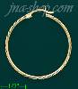 14K Gold Dia-Cut Hoop Earrings