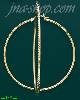 14K Gold Dia-Cut Hoop Earrings
