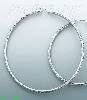 14K Gold White Hoop & Channel CZ Earrings