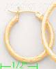 14K Gold Fancy Hoop & Bead Earrings