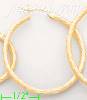 14K Gold Fancy Hoop & Bead Earrings