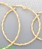 14K Gold Fancy Hoop & Bead Earrings