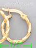 14K Gold Fancy Hoop & Bead Earrings