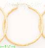 14K Gold Fancy Hoop & Bead Earrings