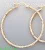 14K Gold Fancy Hoop & Bead Earrings