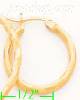 14K Gold Fancy Hoop & Bead Earrings