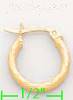 14K Gold Fancy Hoop & Bead Earrings