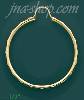 14K Gold Fancy Hoop Earrings