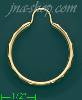 14K Gold Fancy Hoop Earrings