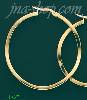 14K Gold Fancy Hoop Earrings