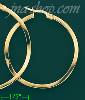 14K Gold Fancy Hoop Earrings