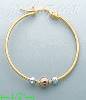 14K Gold Fancy Hoop Earrings