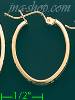 14K Gold Razor-Cut Hoop Earrings