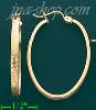 14K Gold Razor-Cut Hoop Earrings