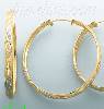 14K Gold 3Color Hoop Earrings