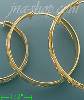 14K Gold 3Color Hoop Earrings