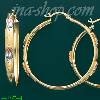 14K Gold 3Color Hoop Earrings