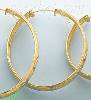 14K Gold 3Color Hoop Earrings