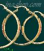 14K Gold 3Color Hoop Earrings