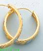 14K Gold 3Color Hoop Earrings