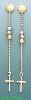 14K Gold Dangling Earrings