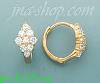 14K Gold Assorted CZ Earrings