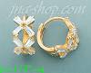 14K Gold Assorted CZ Earrings