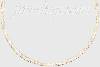 14K Gold 3Color Braided Necklace 22"