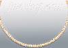 14K Gold 3Color Stampato Necklace 17"