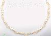 14K Gold 3Color Stampato Necklace 17"