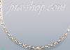 14K Gold 3Color Stampato Necklace 17"