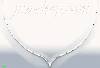 14K Gold Fancy CZ Half Sets Necklace 17"