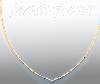 14K Gold Fancy CZ Designs Necklace 17"