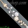 14K Gold Fancy CZ Designs Bracelet 7"