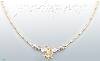 14K Gold Turtle Designs Necklace 17"