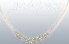 14K Gold Fancy Designs Necklace 17"