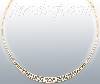 14K Gold Fancy Designs Necklace 17"