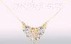 14K Gold Fancy Designs Necklace 17"