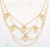 14K Gold Fancy Designs Necklace 17"