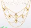 14K Gold Fancy Designs Necklace 17"