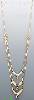 14K Gold Light Fancy Necklace 17"