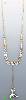 14K Gold Dolphin Light Fancy Necklace 17"